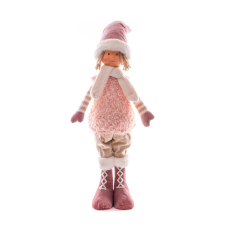 MagicHome MagicHome karácsonyi dekoráció, rózsaszín fiú, 75 cm karácsonyi dekoráció