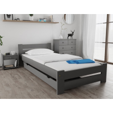 Magnat Ola ágy 90x200 cm, szürke Ágyrács: Deszkás ágyráccsal, Matrac: matrac nélkül ágy és ágykellék