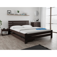 Magnat PARIS magasított ágy 140x200 cm, diófa Ágyrács: Ágyrács nélkül, Matrac: Coco Maxi 23 cm matrac ágy és ágykellék