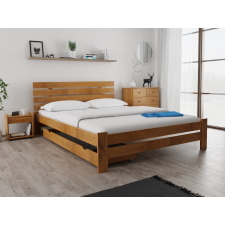 Magnat PARIS magasított ágy 160x200 cm, tölgyfa Ágyrács: Lamellás ágyráccsal, Matrac: Matrac nélkül ágy és ágykellék
