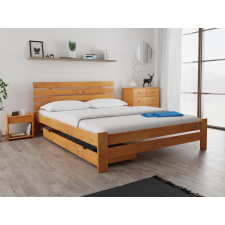 Magnat PARIS magasított ágy 180x200 cm, égerfa Ágyrács: Lamellás ágyráccsal, Matrac: Matrac nélkül ágy és ágykellék