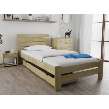 Magnat PARIS magasított ágy 80x200 cm, fenyőfa Ágyrács: Ágyrács nélkül, Matrac: matrac nélkül ágy és ágykellék