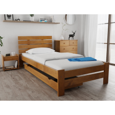 Magnat PARIS magasított ágy 80x200 cm, tölgyfa Ágyrács: Ágyrács nélkül, Matrac: Matrac nélkül ágy és ágykellék