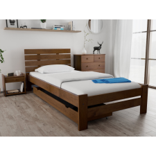 Magnat PARIS magasított ágy 80x200 cm, tölgyfa Ágyrács: Léces ágyrács, Matrac: Coco Maxi 23 cm matrac ágy és ágykellék