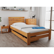 Magnat PARIS magasított ágy 90x200 cm, égerfa Ágyrács: Lamellás ágyráccsal, Matrac: Matrac nélkül ágy és ágykellék