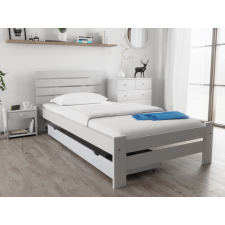 Magnat PARIS magasított ágy 90x200 cm, fehér Ágyrács: Ágyrács nélkül, Matrac: Somnia 17 cm matrac ágy és ágykellék