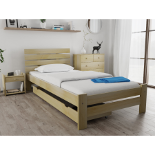 Magnat PARIS magasított ágy 90x200 cm, fenyőfa Ágyrács: Lamellás ágyrács, Matrac: Somnia 17 cm matrac ágy és ágykellék