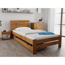 Magnat PARIS magasított ágy 90x200 cm, tölgyfa Ágyrács: Lamellás ágyráccsal, Matrac: Matrac nélkül ágy és ágykellék