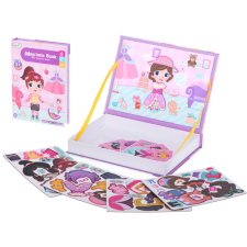 Mágneses kirakós öltöztetős baba 51el. puzzle, kirakós