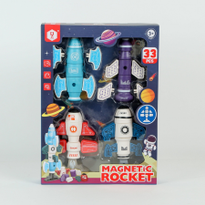  Mágneses rakéta építő játék 33 darabos mágneses építőjáték