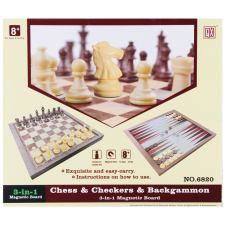  Mágneses sakkjátszma 3v1 társasjáték