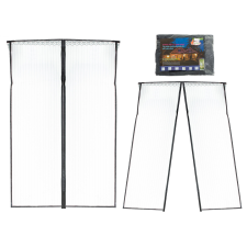  Mágneses Szúnyogháló 85x210cm - fekete szúnyogháló