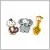 Mágneskészlet JUNGLE ANIMALS II, 3 db 28725115