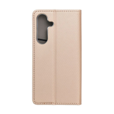 Magnet flip Magnet Samsung Galaxy S25 mágneses flip tok, arany tok és táska
