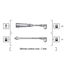 MAGNETI MARELLI gyújtókábelkészlet 941318111155 autóalkatrész