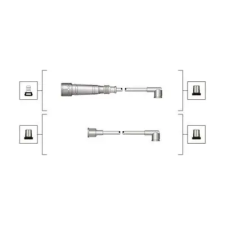 MAGNETI MARELLI gyújtókábelkészlet 941319170003 autóalkatrész