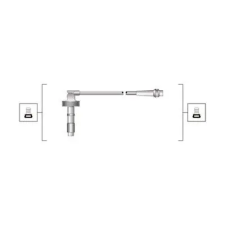 MAGNETI MARELLI gyújtókábelkészlet 941319170087 autóalkatrész