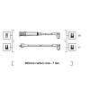 MAGNETI MARELLI gyújtókábelkészlet MAGNETI MARELLI 941318111044