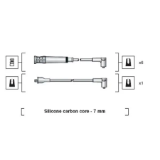 MAGNETI MARELLI gyújtókábelkészlet MAGNETI MARELLI 941318111044 autóalkatrész
