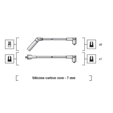 MAGNETI MARELLI gyújtókábelkészlet MAGNETI MARELLI 941318111062 autóalkatrész