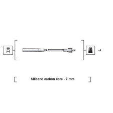 MAGNETI MARELLI gyújtókábelkészlet MAGNETI MARELLI 941318111227 autóalkatrész