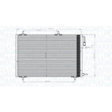 MAGNETI MARELLI kondenzátor, klíma MAGNETI MARELLI 350203816000 autóalkatrész