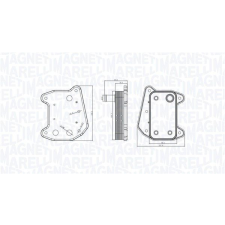 MAGNETI MARELLI Olajhűtő, motorolaj MAGNETI MARELLI 350300001800 autóalkatrész