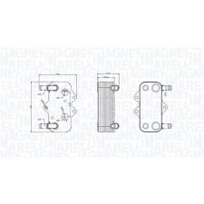 MAGNETI MARELLI Olajhűtő, motorolaj MAGNETI MARELLI 350300002100 autóalkatrész