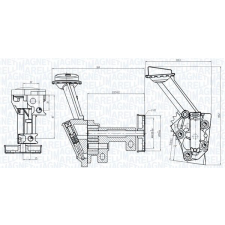 MAGNETI MARELLI olajszivattyú MAGNETI MARELLI 351516000043 autóalkatrész