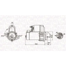 MAGNETI MARELLI önindító 063721257010 autóalkatrész