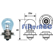 MAGNETI MARELLI S3 6V 15W izzó autó izzó, izzókészlet