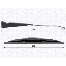 MAGNETI MARELLI Törlőkarkészlet, szélvédő tisztítás MAGNETI MARELLI 000723180436 autóalkatrész