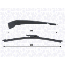 MAGNETI MARELLI Törlőkarkészlet, szélvédő tisztítás MAGNETI MARELLI 000723180455 autóalkatrész