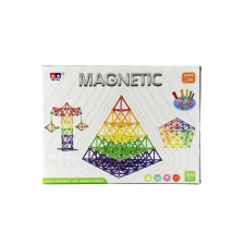  Magnetikus építőkészlet 200 darabos mágneses építőjáték
