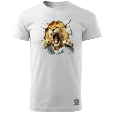 Magnolion 3D oroszlán v1 férfi póló - 19 szín, S-3XL