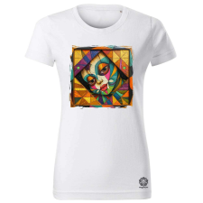 Magnolion Absztrakt bohóc v13 női póló - 19 szín, XS-2XL női póló