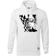 Magnolion Absztrakt bohóc v15 férfi pulóver - 19 szín, S-5XL