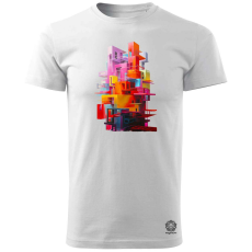 Magnolion Absztrakt brutalizmus v3 férfi póló - 19 szín, S-3XL