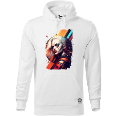 Magnolion Absztrakt Harley Quinn v2 férfi pulóver - 19 szín, S-5XL