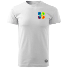 Magnolion Absztrakt lóhere zseb férfi póló - 19 szín, S-3XL férfi póló