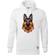 Magnolion Absztrakt Német juhászkutya v2 férfi pulóver - 19 szín, S-5XL férfi pulóver, kardigán