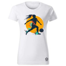 Magnolion Absztrakt női focista v4 női póló - 19 szín, XS-2XL