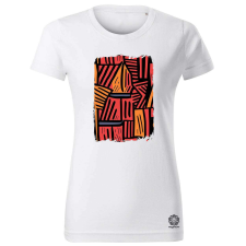 Magnolion Absztrakt törzsi szerelem v4 női póló - 19 szín, XS-2XL női póló