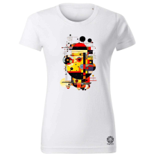 Magnolion Absztrakt űrállomás v2 női póló - 19 szín, XS-2XL női póló