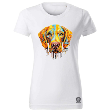 Magnolion Absztrakt Weimari vizsla v2 női póló - 19 szín, XS-2XL női póló