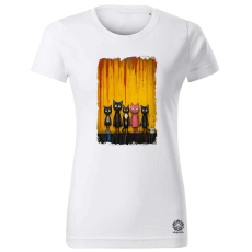 Magnolion Ácsorognak a macskák v1 női póló - 19 szín, XS-2XL