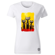 Magnolion Ácsorognak a macskák v4 női póló - 19 szín, XS-2XL