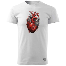 Magnolion Anatom szív v4 férfi póló - 19 szín, S-3XL