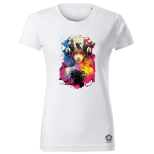 Magnolion Anime cyberpunk fantázia v13 női póló - 19 szín, XS-2XL női póló