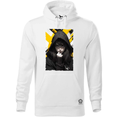 Magnolion Anime lány pózol v6 férfi pulóver - 19 szín, S-5XL